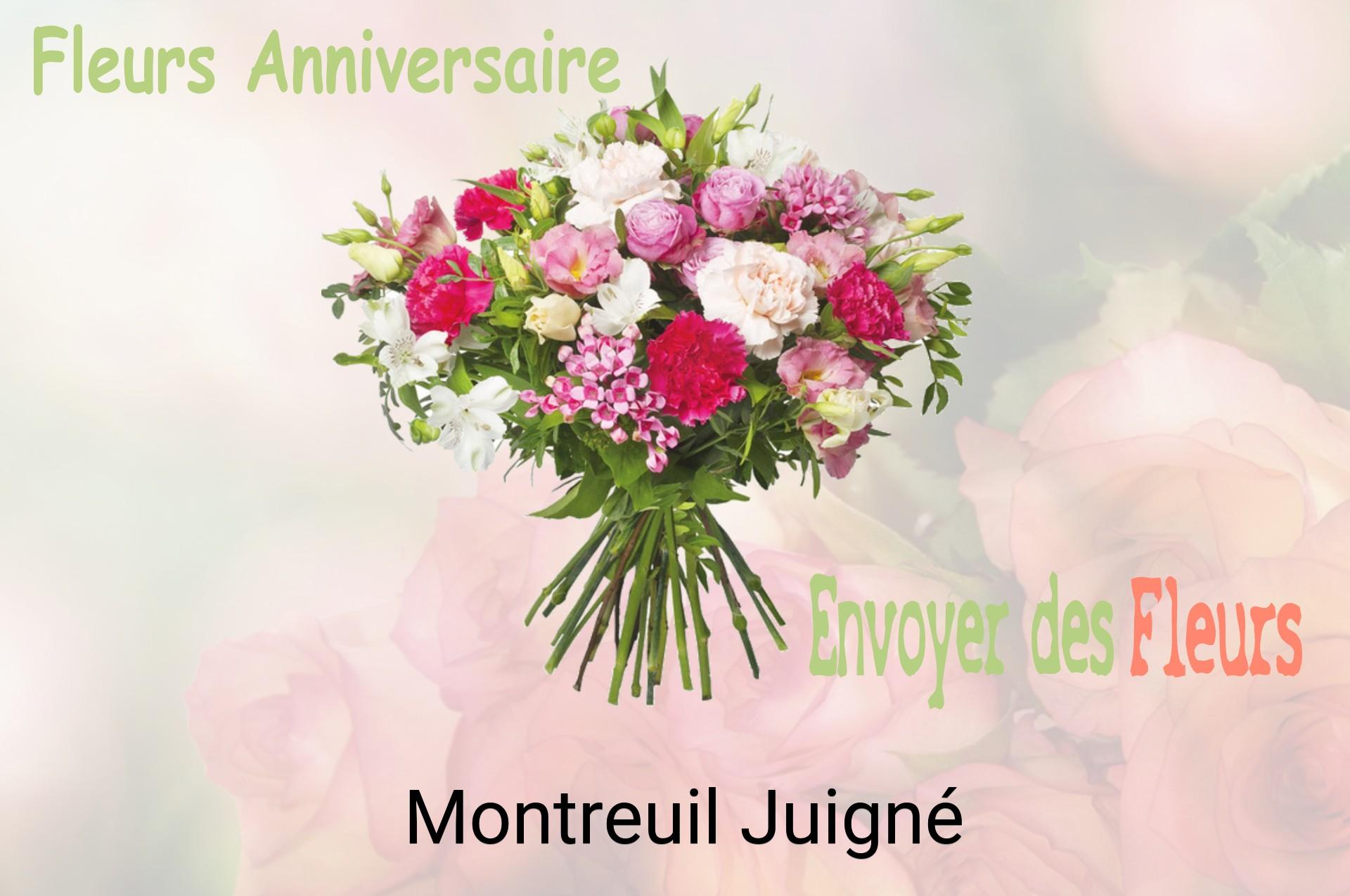 Bouquet de fleurs d’anniversaire livré à Montreuil-Juigné