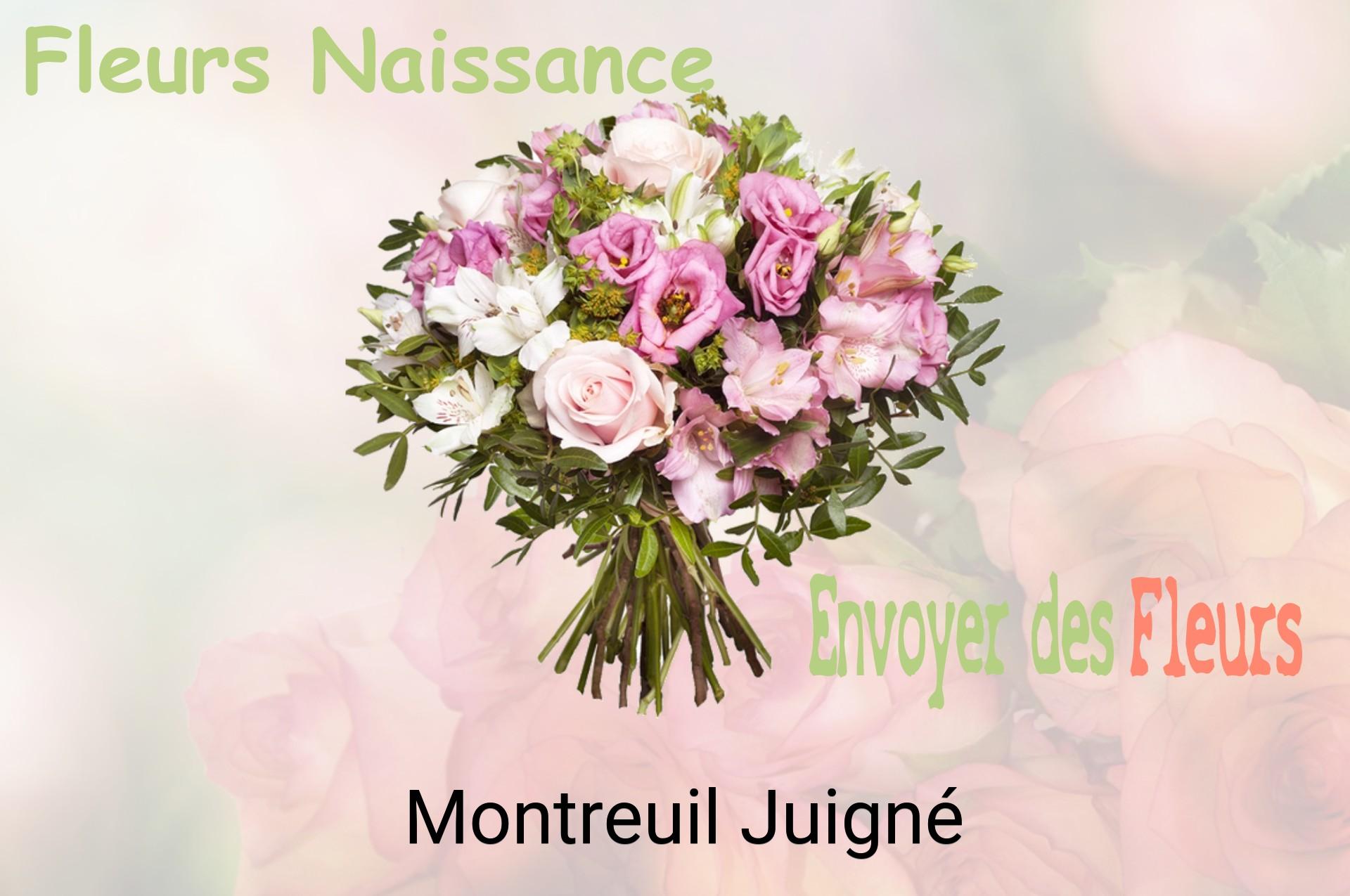 Bouquet de fleurs de naissance livré à Montreuil-Juigné